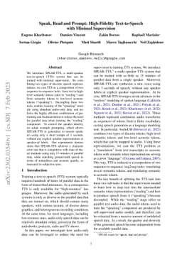 Speak, Read and Prompt: High-Fidelity Text-to-Speech with Minimal
  Supervision