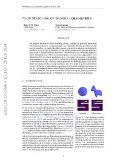 Flow Matching on General Geometries