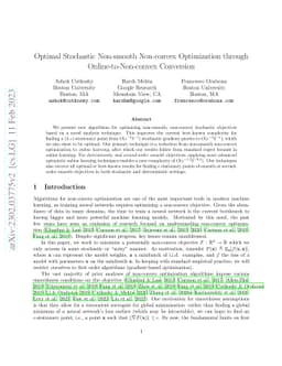 Optimal Stochastic Non-smooth Non-convex Optimization through
  Online-to-Non-convex Conversion