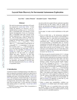 Layered State Discovery for Incremental Autonomous Exploration