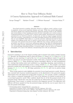 How to Trust Your Diffusion Model: A Convex Optimization Approach to
  Conformal Risk Control