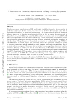 A Benchmark on Uncertainty Quantification for Deep Learning Prognostics