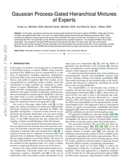 Gaussian Process-Gated Hierarchical Mixtures of Experts