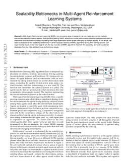 Scalability Bottlenecks in Multi-Agent Reinforcement Learning Systems