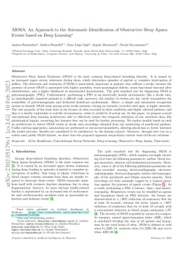 AIOSA: An approach to the automatic identification of obstructive sleep
  apnea events based on deep learning
