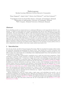 Dialectograms: Machine Learning Differences between Discursive
  Communities