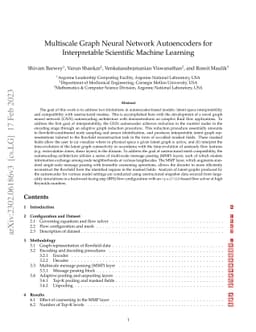 Multiscale Graph Neural Network Autoencoders for Interpretable
  Scientific Machine Learning