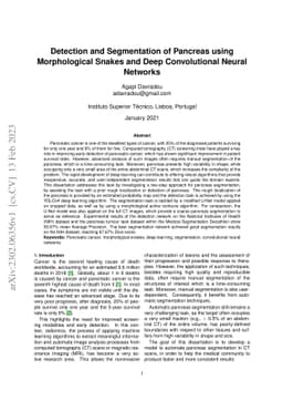 Detection and Segmentation of Pancreas using Morphological Snakes and
  Deep Convolutional Neural Networks