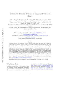 Explainable Anomaly Detection in Images and Videos: A Survey
