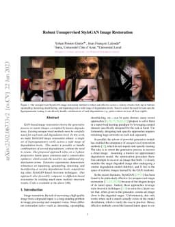 Robust Unsupervised StyleGAN Image Restoration