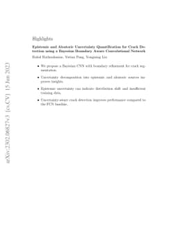 B-BACN: Bayesian Boundary-Aware Convolutional Network for Crack
  Characterization