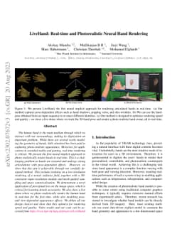 LiveHand: Real-time and Photorealistic Neural Hand Rendering
