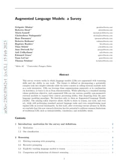 Augmented Language Models: a Survey