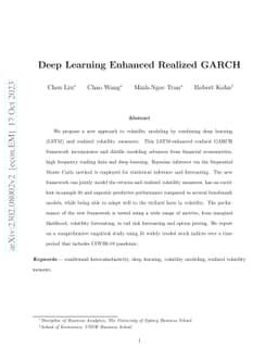 Deep Learning Enhanced Realized GARCH