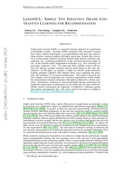 LightGCL: Simple Yet Effective Graph Contrastive Learning for
  Recommendation