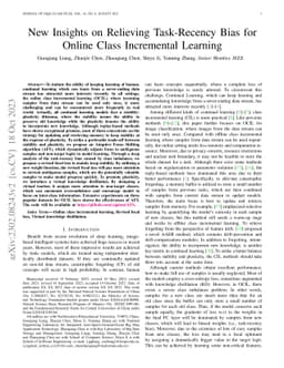 New Insights on Relieving Task-Recency Bias for Online Class Incremental
  Learning