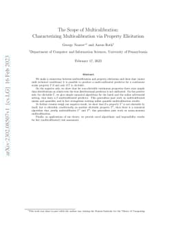 The Scope of Multicalibration: Characterizing Multicalibration via
  Property Elicitation