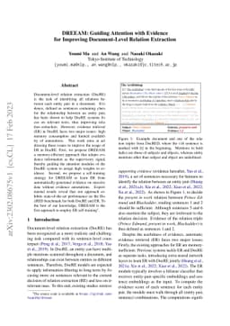 DREEAM: Guiding Attention with Evidence for Improving Document-Level
  Relation Extraction