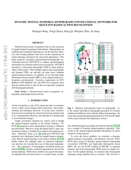 Dynamic Spatial-temporal Hypergraph Convolutional Network for
  Skeleton-based Action Recognition