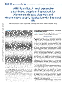 sMRI-PatchNet: A novel explainable patch-based deep learning network for
  Alzheimer's disease diagnosis and discriminative atrophy localisation with
  Structural MRI