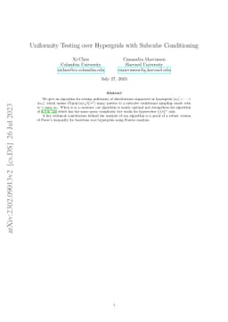Uniformity Testing over Hypergrids with Subcube Conditioning