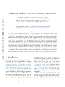 Collocation methods for second and higher order systems