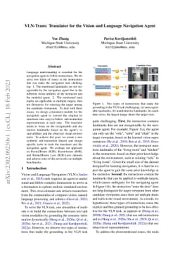 VLN-Trans: Translator for the Vision and Language Navigation Agent