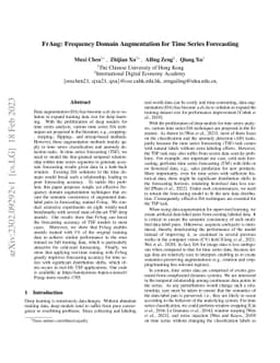 FrAug: Frequency Domain Augmentation for Time Series Forecasting