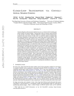 Closed-Loop Transcription via Convolutional Sparse Coding