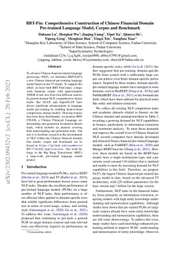 BBT-Fin: Comprehensive Construction of Chinese Financial Domain
  Pre-trained Language Model, Corpus and Benchmark