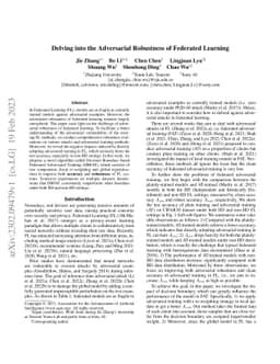 Delving into the Adversarial Robustness of Federated Learning