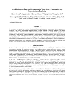 SEMI-PointRend: Improved Semiconductor Wafer Defect Classification and
  Segmentation as Rendering