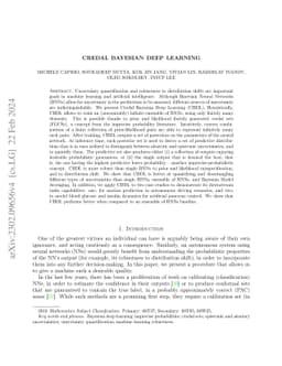 Credal Bayesian Deep Learning
