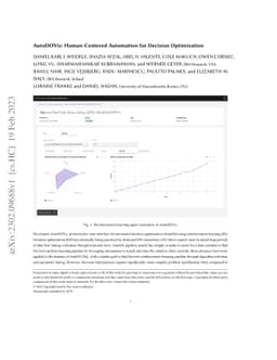 AutoDOViz: Human-Centered Automation for Decision Optimization