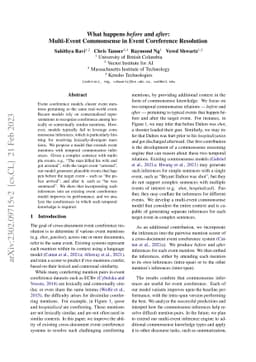 What happens before and after: Multi-Event Commonsense in Event
  Coreference Resolution