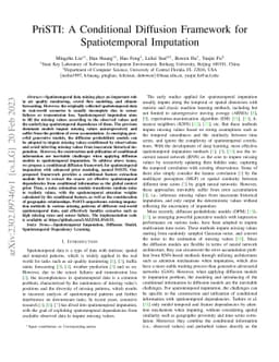 PriSTI: A Conditional Diffusion Framework for Spatiotemporal Imputation