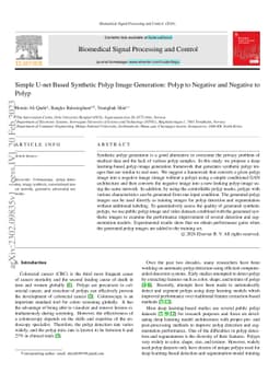 Simple U-net Based Synthetic Polyp Image Generation: Polyp to Negative
  and Negative to Polyp