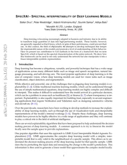 SpecXAI -- Spectral interpretability of Deep Learning Models