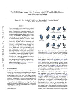 NerfDiff: Single-image View Synthesis with NeRF-guided Distillation from
  3D-aware Diffusion