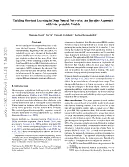 Tackling Shortcut Learning in Deep Neural Networks: An Iterative
  Approach with Interpretable Models