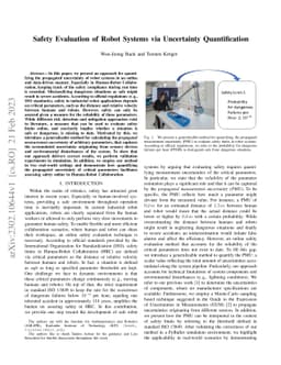 Safety Evaluation of Robot Systems via Uncertainty Quantification