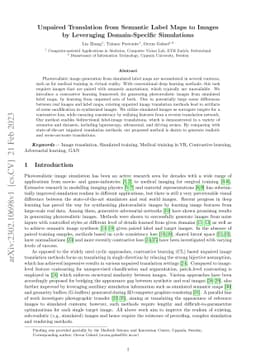 Unpaired Translation from Semantic Label Maps to Images by Leveraging
  Domain-Specific Simulations