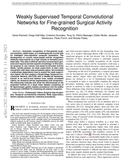 Weakly Supervised Temporal Convolutional Networks for Fine-grained
  Surgical Activity Recognition