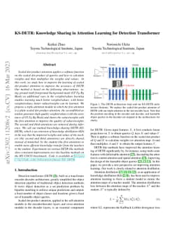 KS-DETR: Knowledge Sharing in Attention Learning for Detection
  Transformer