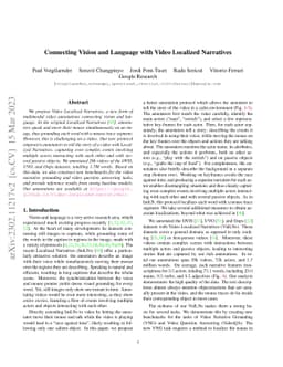 Connecting Vision and Language with Video Localized Narratives
