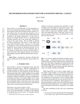 Transformer-Based Sensor Fusion for Autonomous Driving: A Survey