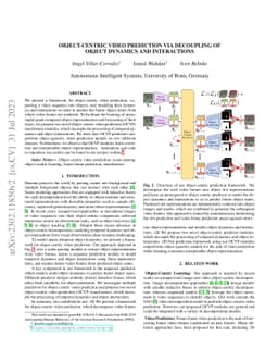 Object-Centric Video Prediction via Decoupling of Object Dynamics and
  Interactions