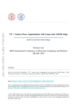 CP+: Camera Poses Augmentation with Large-scale LiDAR Maps