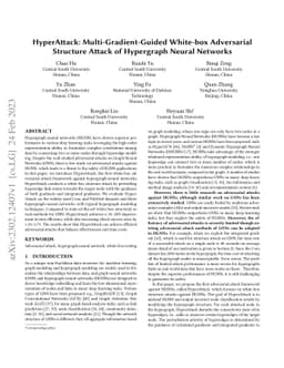 HyperAttack: Multi-Gradient-Guided White-box Adversarial Structure
  Attack of Hypergraph Neural Networks