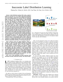 Inaccurate Label Distribution Learning